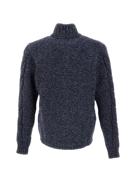 Cardigan Customer Lovers tricotate albastru