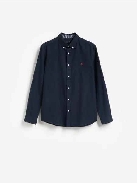Reserved koszula slim fit granatowy