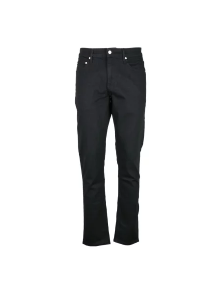 Jeansy straight leg Calvin Klein Jeans czarne