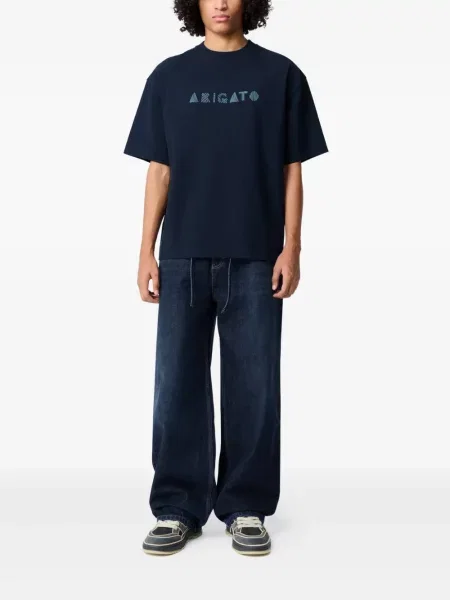 Tricou Axel Arigato cu imagine albastru
