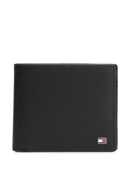 Portofel Tommy Hilfiger cu autograf negru
