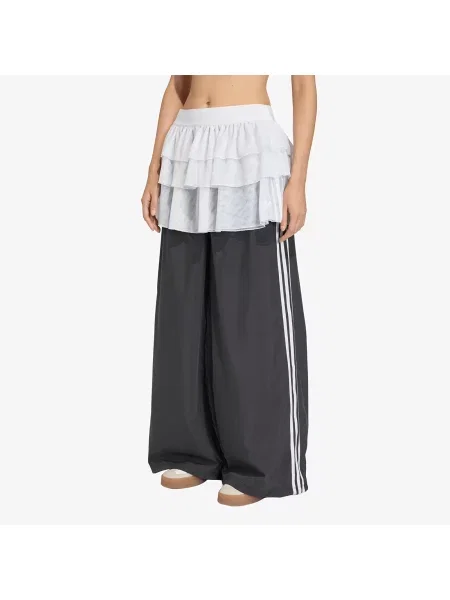 ADIDAS ORIGINALS Hlače Adillenium črna bela