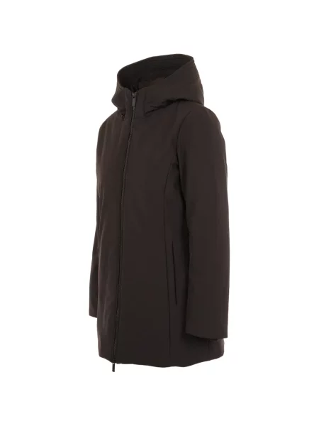 Geacă parka Woolrich cu glugă negru