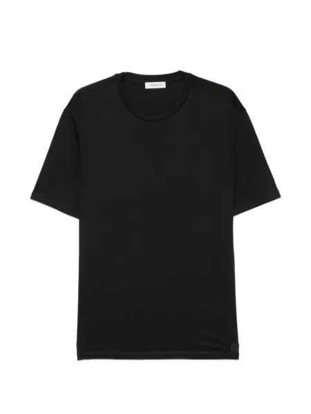 Tricou Kangra cu decolteu rotund negru
