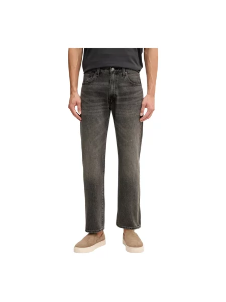 Jeansy o kroju relaxed straight fit z wpuszczanymi model Levi's szare