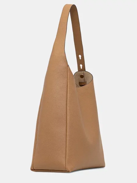 Torebka hobo Tory Burch skórzana brązowa