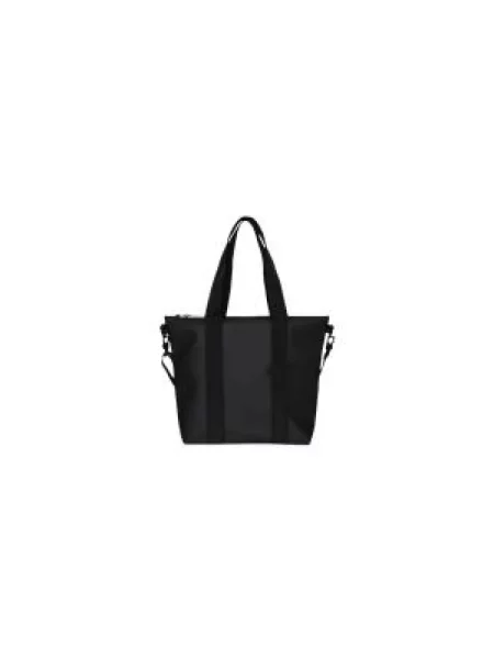 Rains Tote Bag Mini Black Unisex Plecaki i torby Rains Size: One size czarny