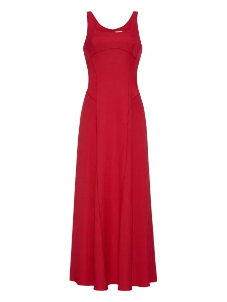 Rochie midi Adam Lippes roșu
