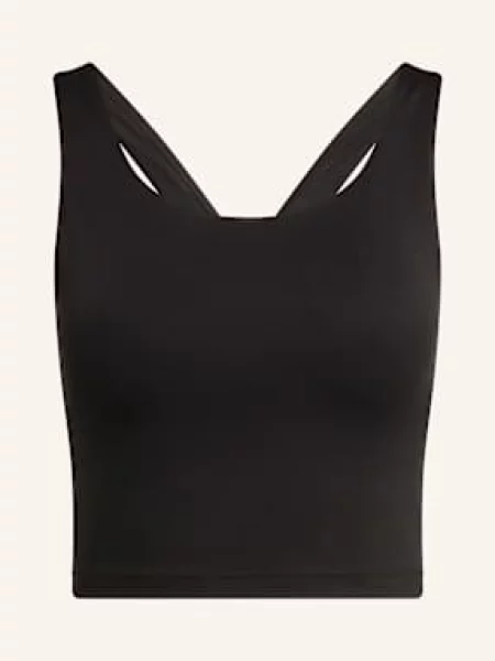 Krótki top Adidas czarny