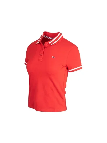 Polo majica Tommy Hilfiger crvena