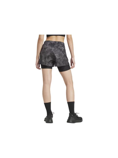 Pantaloni scurți Adidas alergare gri
