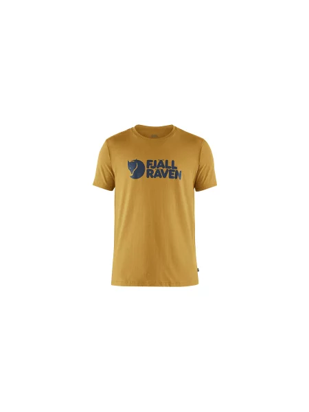 Fjällräven Logo T-Shirt Mężczyźni Koszulki Fjällräven Size: S żółty