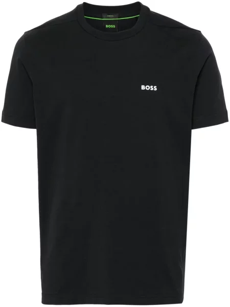 Tricou Boss cu imagine albastru