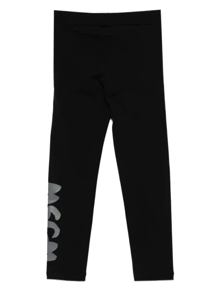 Legginsy dziecięce Msgm czarne
