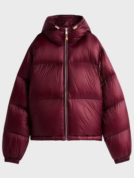 Пуховик Tommy Hilfiger бордовый