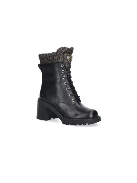 Buty do kostki Michael Kors skórzane czarne