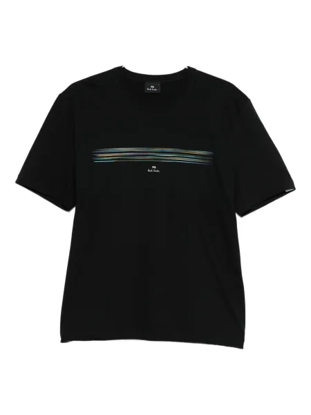 Tricou Paul Smith cu dungi negru