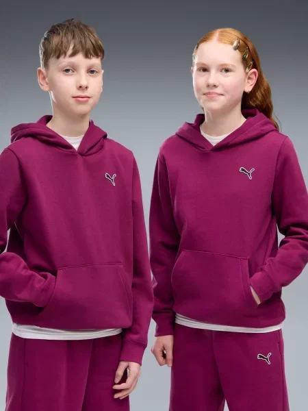 Дитяче Худі PUMA Ess Elevated Hoodie Fl комбінований верх рожевий