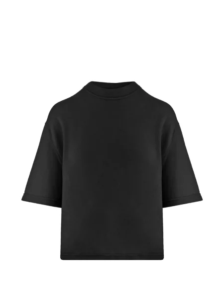 Tricou Sa Su Phi cu decolteu rotund negru