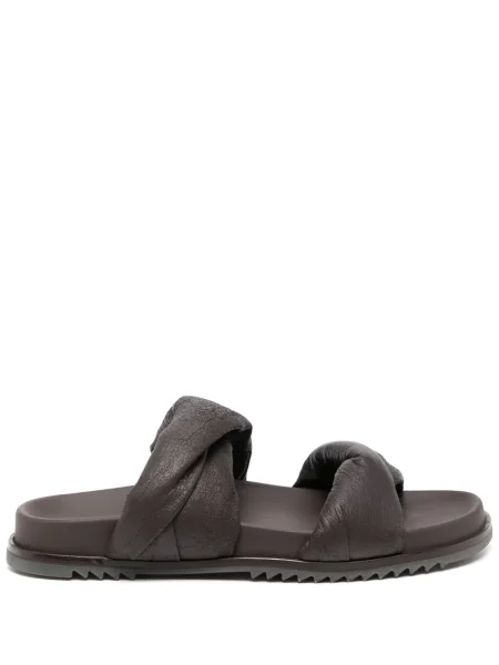 Sandale Rick Owens cu vârf rotund maro