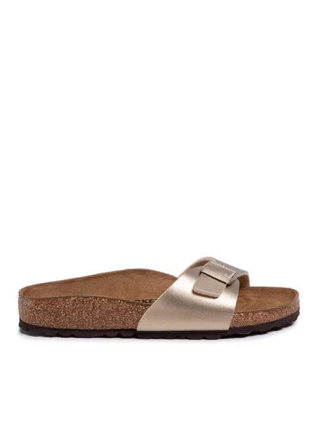 Klapki BIRKENSTOCK Madrid BF Narrow gold żółte