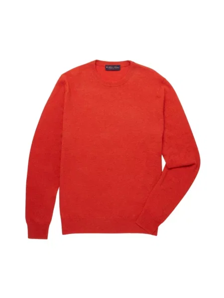 Sweter Brooks Brothers wełniany pomarańczowy