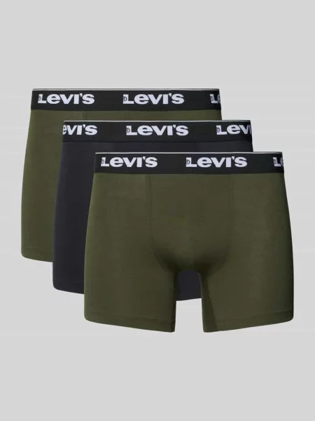 Obcisłe bokserki z z logo w zestawie 3 szt. Levi's