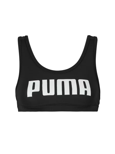 Športni nedrček Puma z avtogramom črna