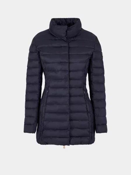 Утепленное пальто Ea7 синее