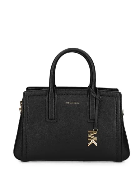 Geantă shopper Michael Michael Kors cu autograf negru