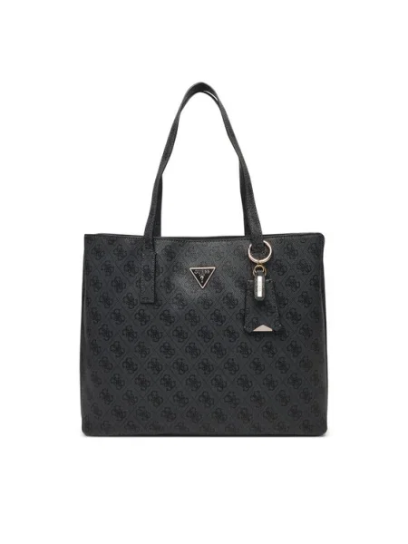 GUESS Shopper tmavosivá čierna