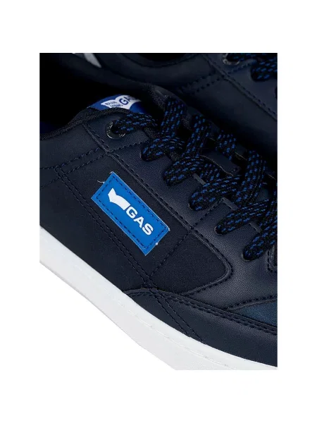 Sneakersy Gas skórzane niebieskie
