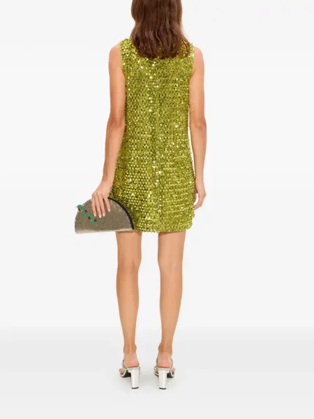 Rochie mini Simon Miller cu paiete verde