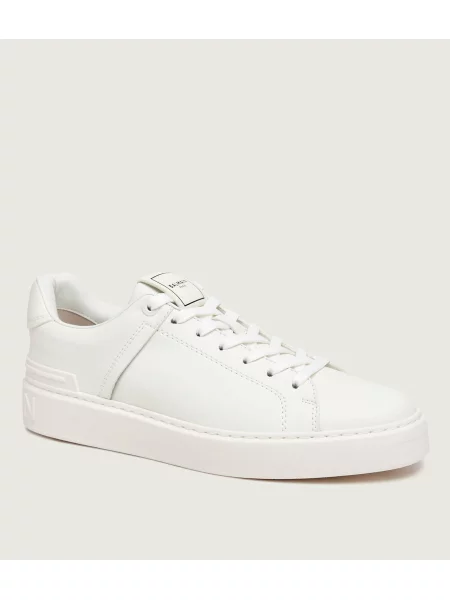 Balmain Teniși din piele B-COURT alb