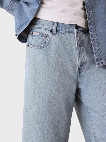 Короткі джинсові шорти Calvin Klein Jeans сині