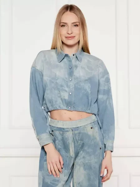 One Teaspoon Farmer ing BUBBLE | Cropped Fit kék