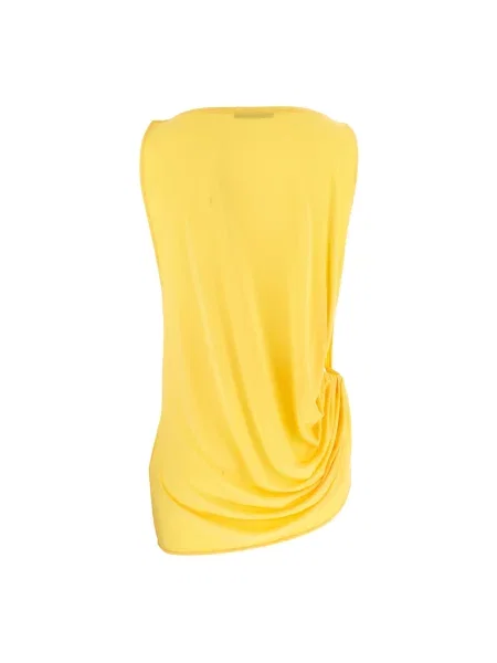 Top Jacquemus żółty
