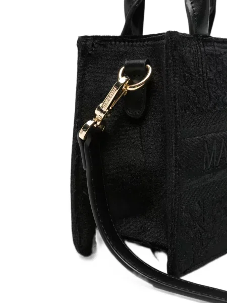 Geantă shopper Marc Ellis cu broderie negru