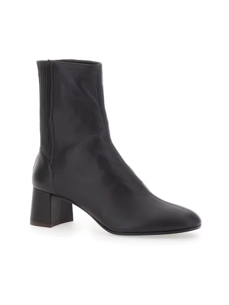Botki Aquazzura skórzane brązowe