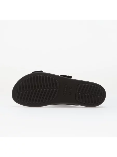 Чехли Crocs Brooklyn Buckle Low с платформа черно