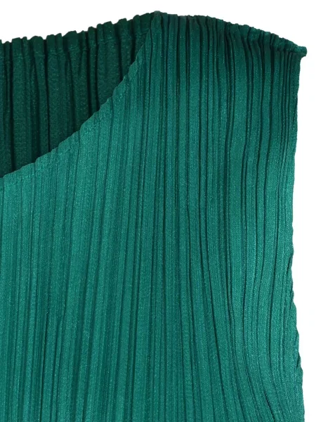 Αμανικας τοπ Pleats Please Issey Miyake πράσινο