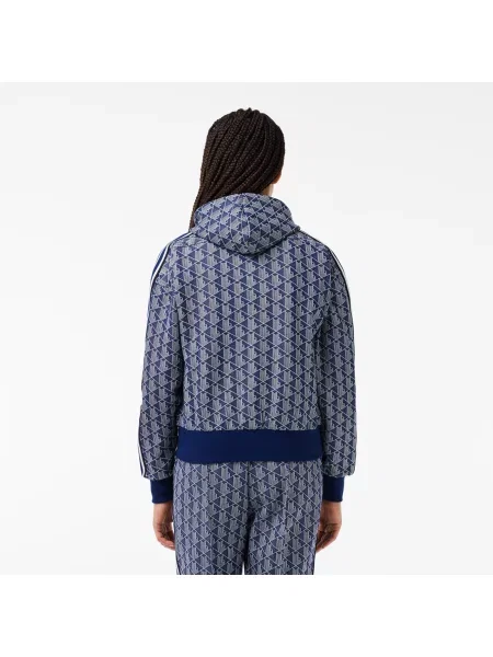 Lacoste толстовка Monogram блакитна