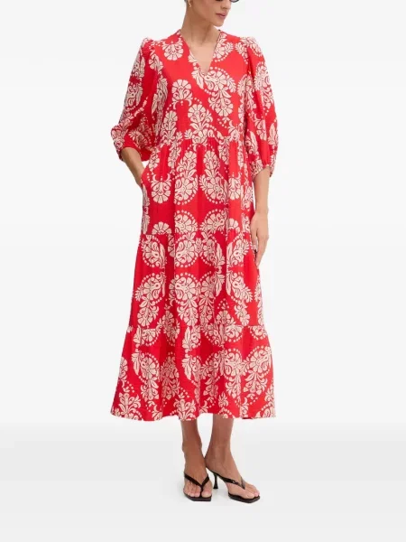 Rochie midi Lola_casademunt cu imagine roșu