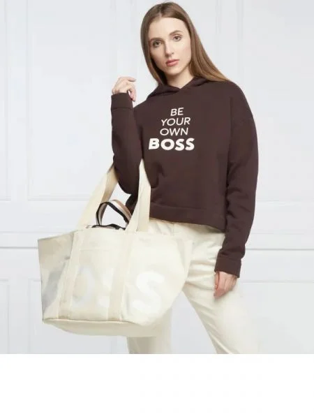BOSS BLACK Hanorac C_Eshanta_WD | Relaxed fit negru