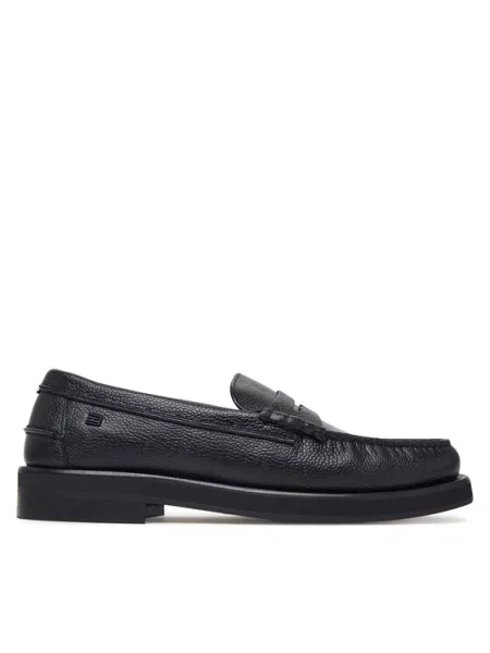 Tommy Hilfiger Mokasini Premium Scotch Grain Loafer črna