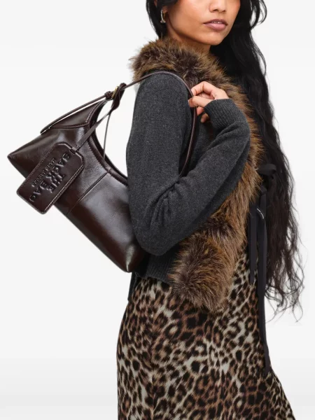 Cu centură geantă Marc Jacobs din piele maro