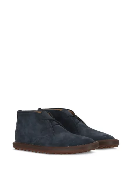 Botine Tod's din piele de căprioară gri