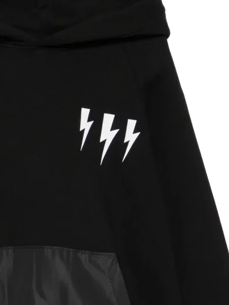 Bluza z kapturem dziecięca Neil Barrett czarna