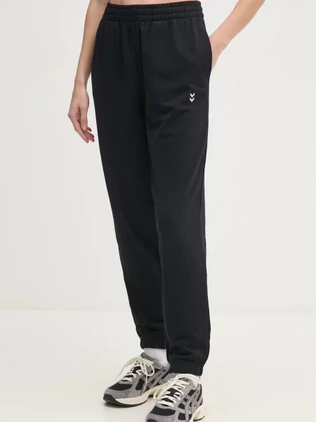 Donji dio trenirke Hummel bez uzorka crna