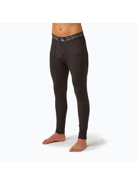 Pantaloni termoactivi pentru bărbați Surfanic Bodyfit Long John black negru